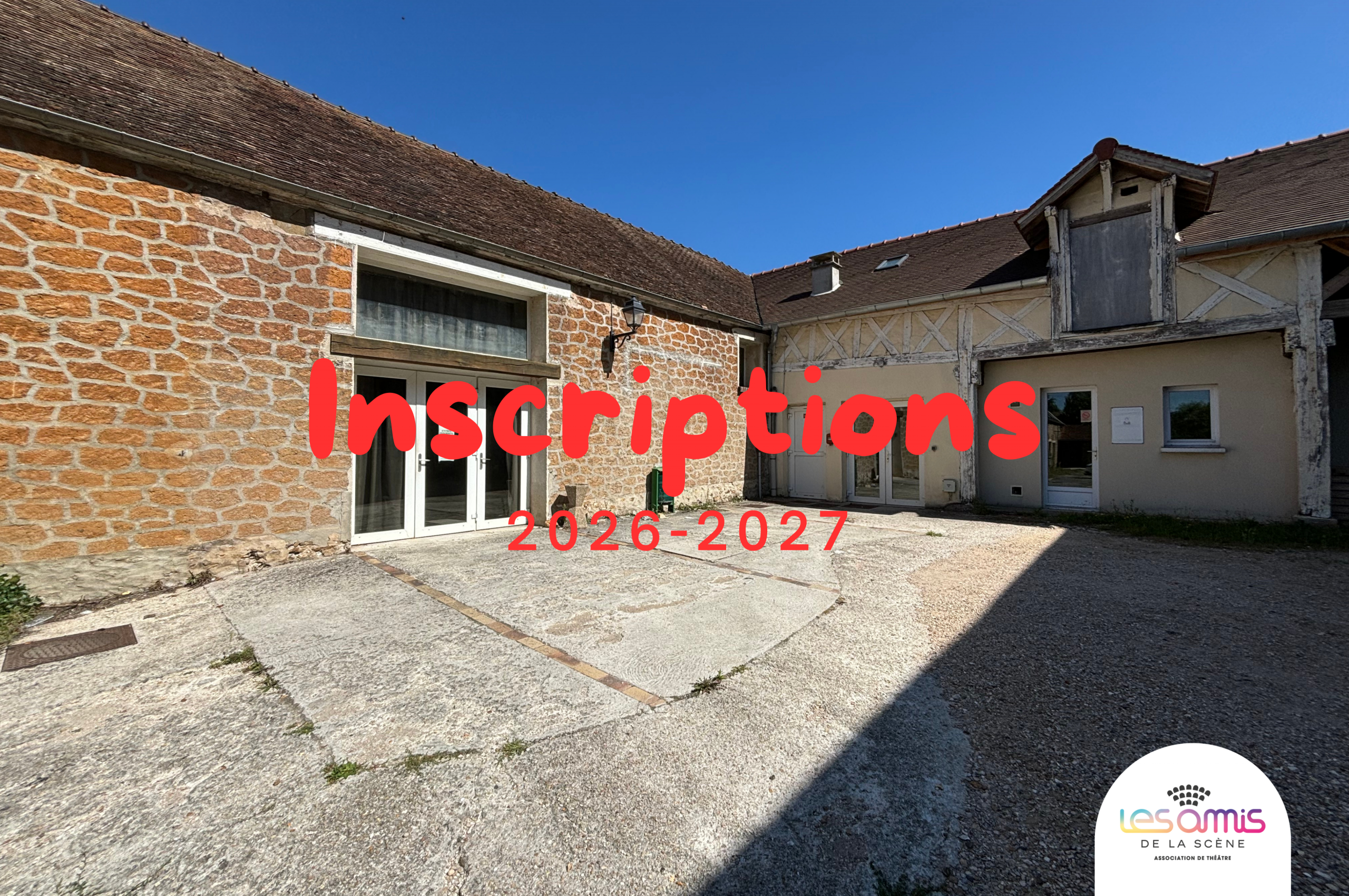 Toutes les informations sur les inscriptions 🎭